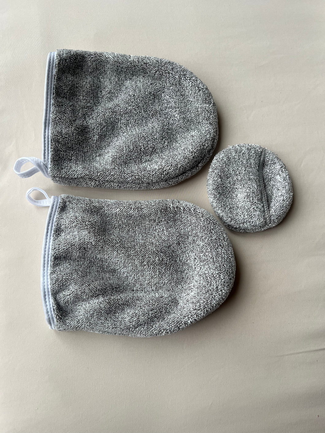 Bamboo Cleansing Mitts and Cloud